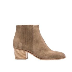 Brand new Vince Haider Gored Suede Ankle Boot, Flint